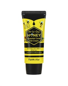 ВВ Крем All In One Honey Essential Cover B B Cream с Экстрактом Меда SPF 30 PA 50г Farmstay