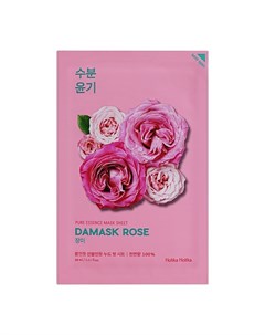 Маска Pure Essence Mask Sheet Damask Rose Увлажняющая Тканевая Пьюр Эссенс Дамасская Роза 20 мл Holika holika