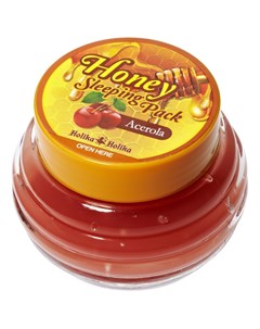 Маска Honey Sleeping Pack Acerola для Лица Ночная Медовая с Барбадосской Вишней 90 мл Holika holika