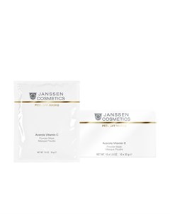 Маска Acerola Vitamin C Powder Mask Розовая с Ацеролой Вишней и Витамином с 500г Janssen cosmetics