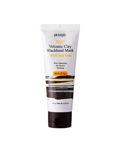 Маска Jeju Volcanic Clay Blackhead Mask With Sea Salt Очищающая с Вулканической Глиной и Морской Сол Petitfee