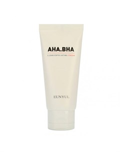 Крем Aha bha Clean Exfoliating Cream Обновляющий с AHA и BHA Кислотами для Чистой Кожи 50г Eunyul