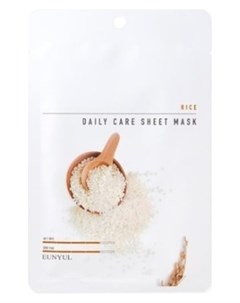 Маска Rice Daily Care Sheet Mask Тканевая для Лица с Экстрактом Риса 22г Eunyul