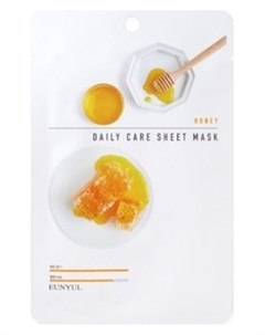 Маска Honey Daily Care Sheet Mask Тканевая для Лица с Экстрактом Меда 22г Eunyul