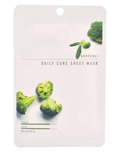 Маска Broccoli Daily Care Sheet Mask Тканевая для Лица с Экстрактом Брокколи 22г Eunyul