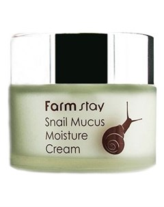Крем Snail Mucus Moisture Cream для Лица Увлажняющий с Муцином Улитки 50г Farmstay