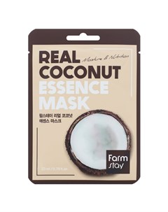 Маска Real Coconut Essence Mask Тканевая для Лица с Экстрактом Кокосом 23 мл Farmstay