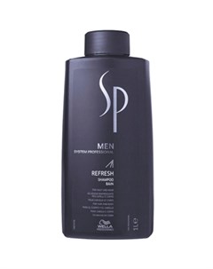 Шампунь Wella SP Men Refresh Shampoo Освежающий для Волос и Тела 1000 мл Wella professional