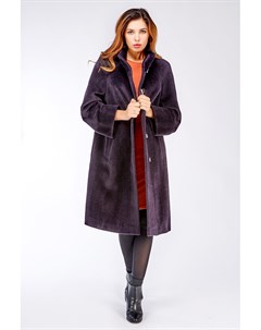 Длинное пальто реглан из альпака российского производства Leoni bourget