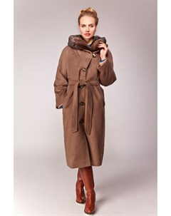 Зимнее женское утепленное пальто с капюшоном Garioldi