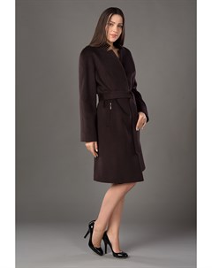 Стильное женское кашемировое пальто средней длины молодежное Bella bicchi