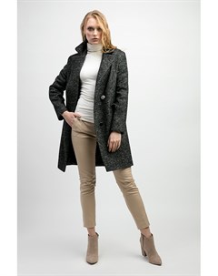 Стильное шерстяное короткое женское пальто Elisabetta
