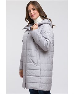 Финская длинная куртка на синтепоне с капюшоном Dixi-coat
