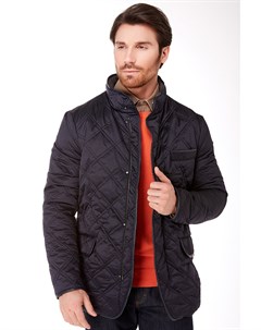 Модная короткая мужская куртка с геометрической прострочкой Vittorio emanuele
