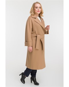 Классическое пальто с английским воротником для больших размеров Teresa tardia