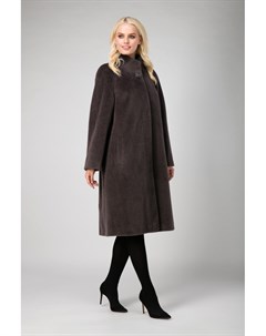 Женское длинное классическое пальто из альпака сури Leoni bourget