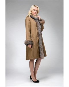 Женское зимнее пальто утепленное мехом Rolf schulte