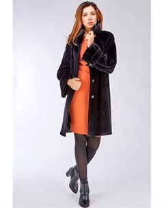 Женское пальто реглан из альпака фасона оверсайз Leoni bourget