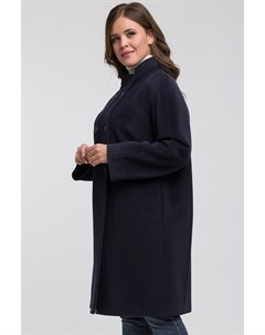 Двубортное женское пальто из шерсти и ангоры Elisabetta