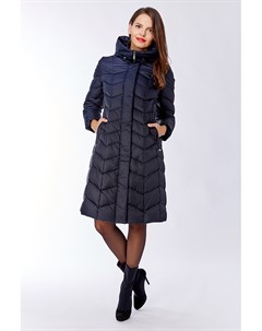 Длинное женское пуховое пальто с капюшоном Dixi-coat