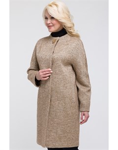 Женское весеннее шерстяное пальто кокон Elisabetta