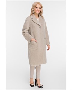 Женское пальто средней длины из 100 беби альпака Elisabetta