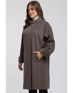 Пальто реглан из шерсти с воротником стойкой Teresa tardia