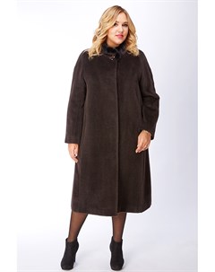 Длинное женское пальто оверсайз из альпака Leoni bourget