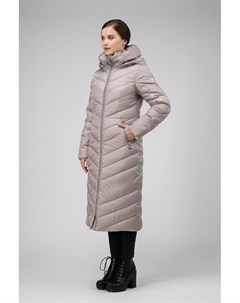 Женское длинное пальто для осени полуприталенного силуэта Avi