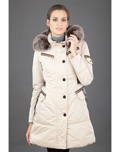 Женское пальто бежевого цвета Flo-clo