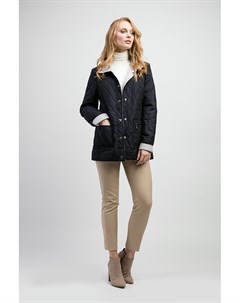 Стеганая женская куртка пиджачного типа с накладными карманами Dixi-coat