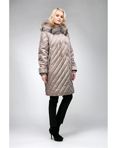 Демисезонное утепленное женское пальто средней длины Laura bianca