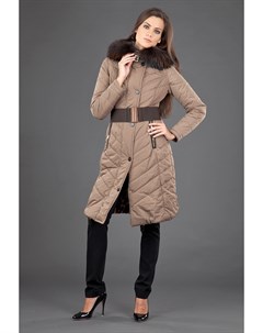 Коричневое пальто женское Flo-clo