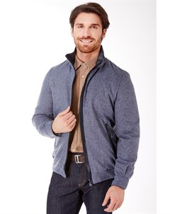 Короткая мужская куртка из шерсти с утеплителем Vittorio emanuele