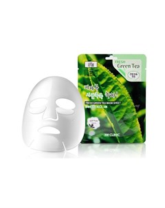 Тканевая маска для лица Зеленый чай fresh green tea mask sheet N10 3w clinic