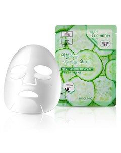 Тканевая маска для лица Огурец fresh cucumber mask sheet N10 3w clinic