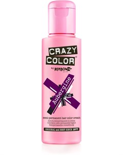 Краска для волос баклажановый Aubergine 100 мл Crazy color