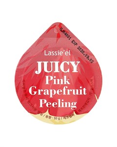 Гель пилинг для лица с экстрактом розового грейпфрута 10 г Lassieel