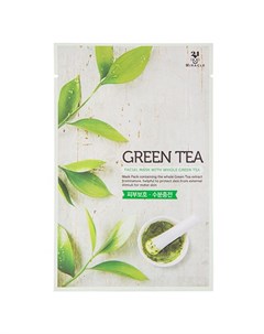 Маска для лица с экстрактом зеленого чая 22 мл 24 miracle