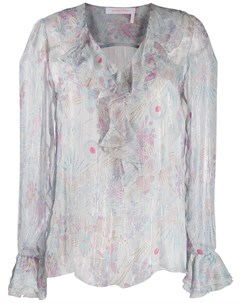 Шифоновая блузка с цветочным принтом See by chloe