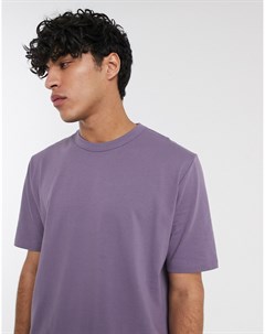 Фиолетовая свободная футболка Asos white
