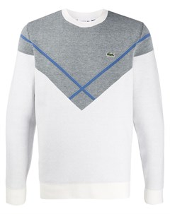 Пуловер в стиле колор блок с логотипом Lacoste