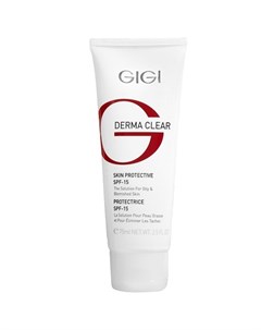 Derma Clear Cream Protective SPF 15 Крем увлажняющий защитный SPF 15 75 мл Gigi