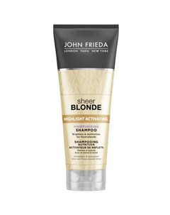 Sheer Blonde Увлажняющий активирующий шампунь для светлых волос 250 мл John frieda