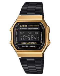 Часы A 168WEGB 1B Золотой Черный Casio