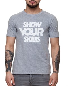 Футболка Show You Skills raglan Grey Melange XS