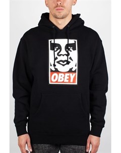Толстовка Icon Face Pullover Black L Obey