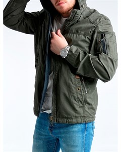 Куртка мужская из текстиля с капюшоном Мосмеха