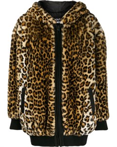 Пальто с леопардовым принтом Boutique moschino