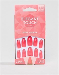 Накладные ногти Stiletto Firey Fuchsia Elegant touch